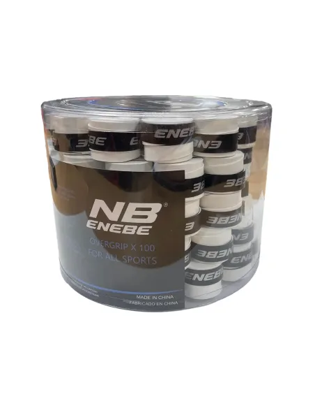 Cubo 100 Overgrips Enebe Glatt Weiss